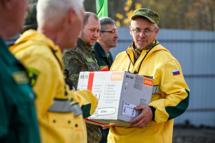 Открытие лесопожарной станции «Кратово» в Раменском округе