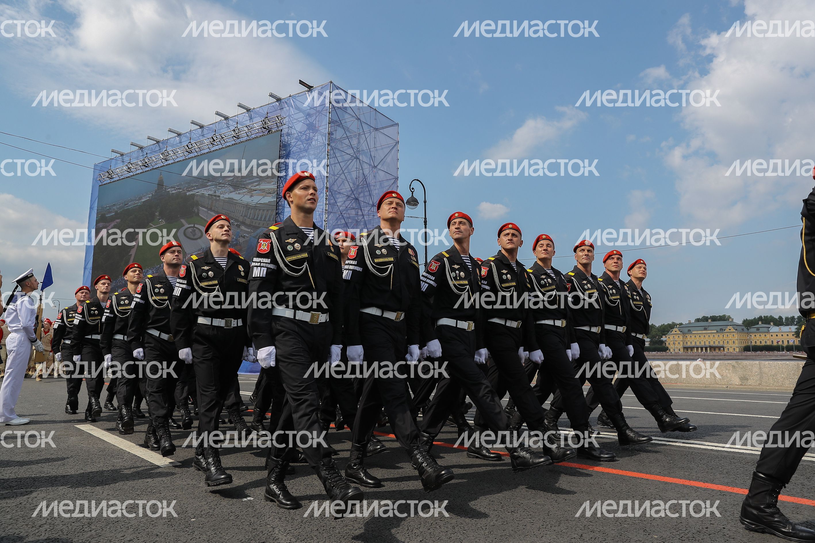 Главный парад Военно-Морского Флота в Санкт-Петербурге