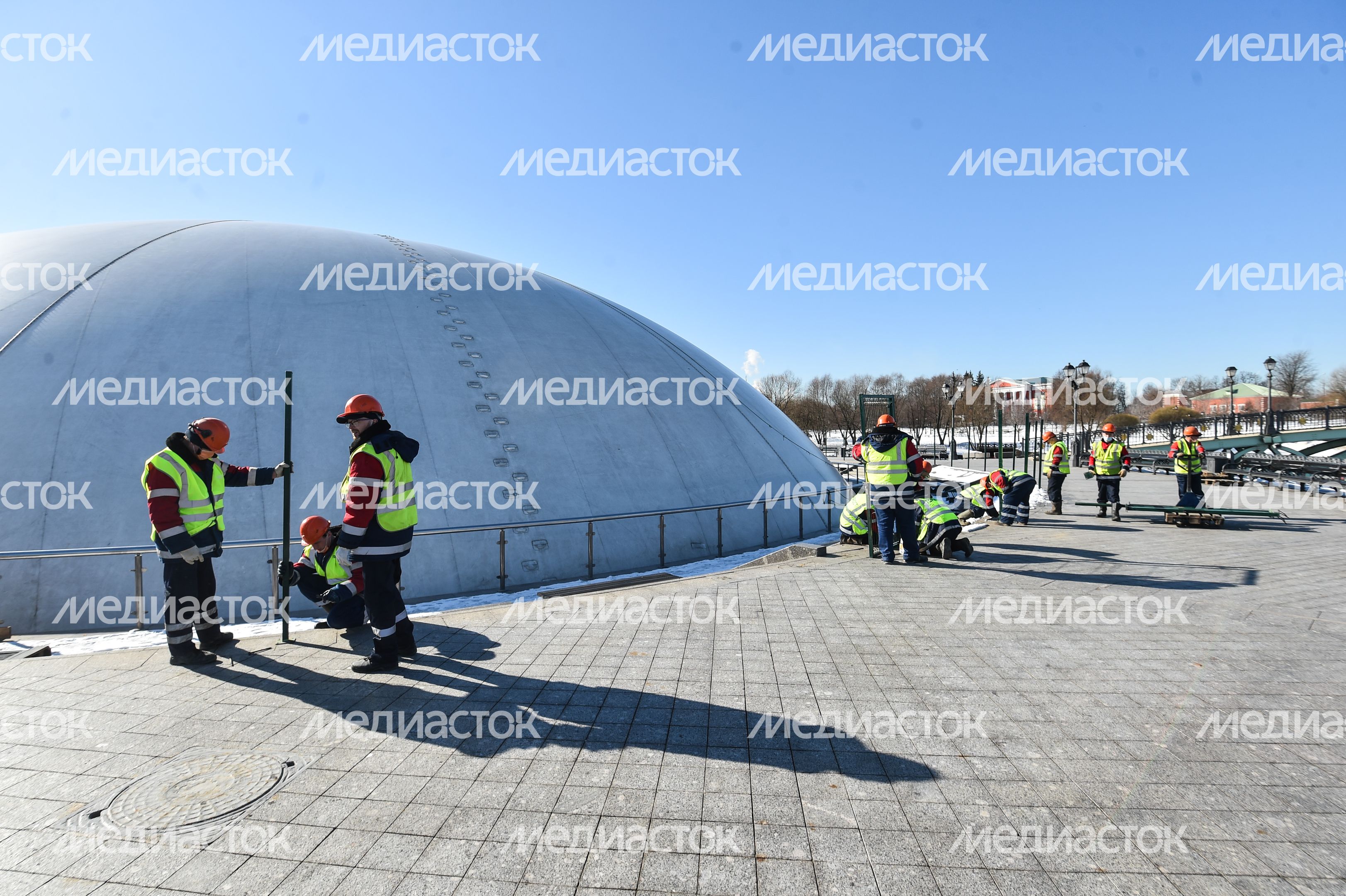 Расконсервация музыкального фонтана в музее-заповеднике «Царицыно»