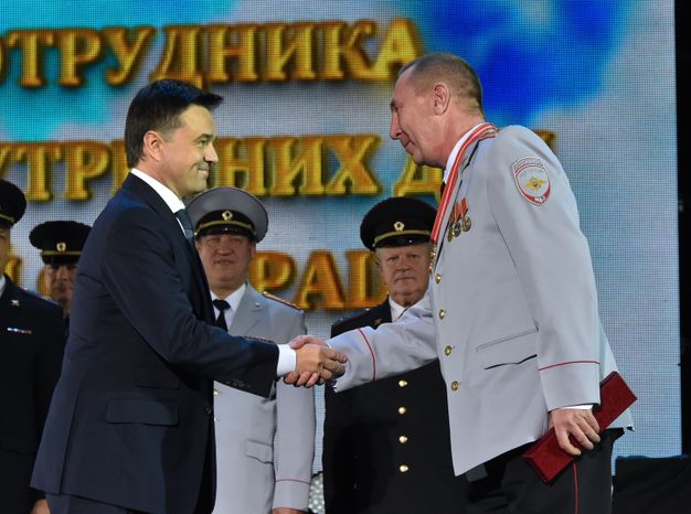 Празднование дня МВД