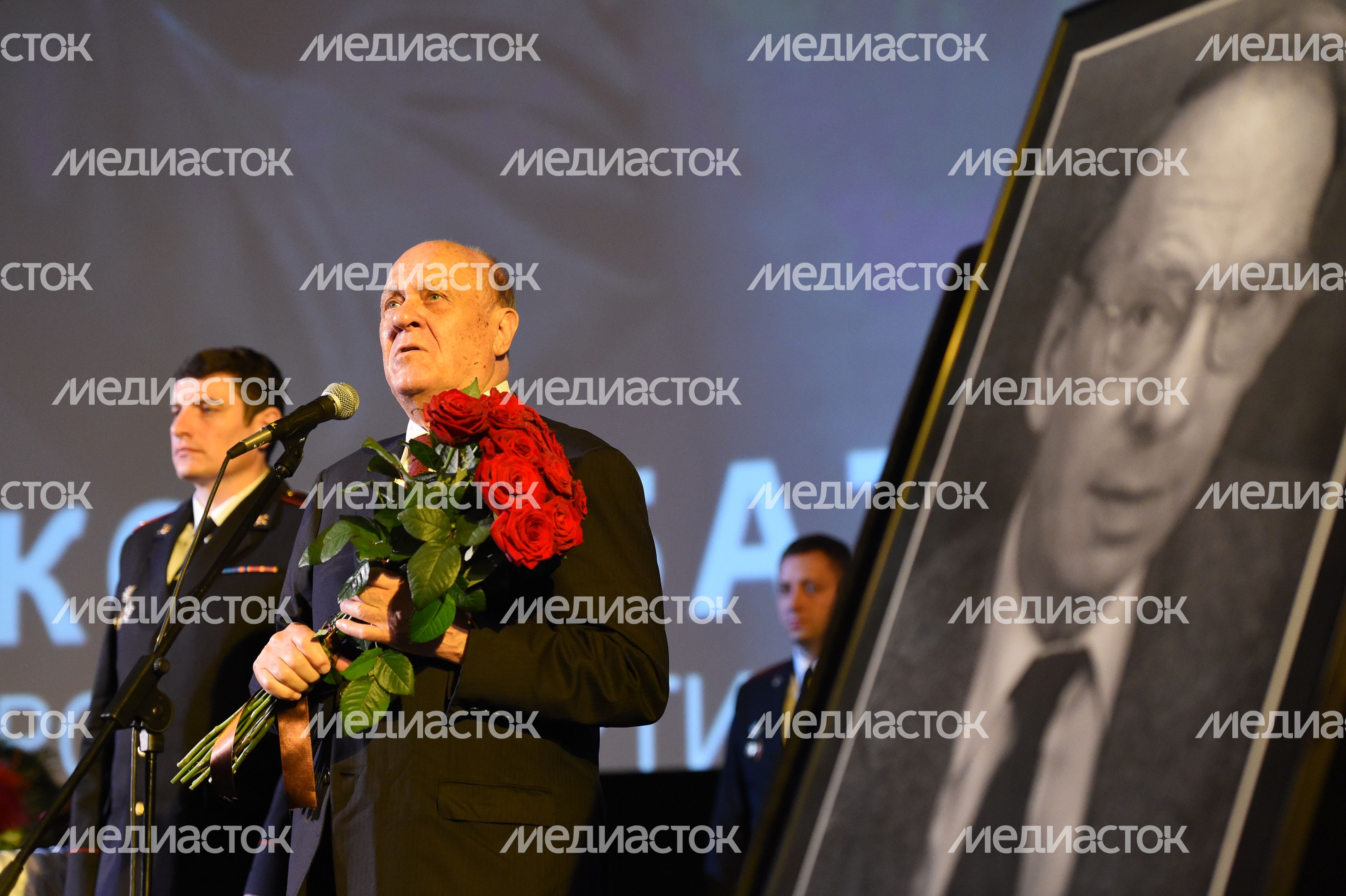 Прощание с актером Алексеем Баталовым в Доме кино в Москве