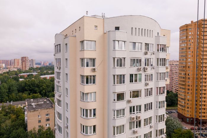 Капитальный ремонт фасада многоквартирного дома на улице Ашхабадская в Реутове