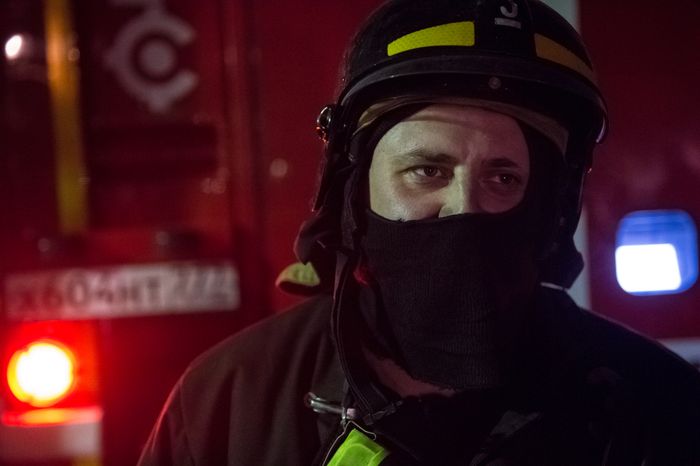 Пожар в торговых павильонах в Москве