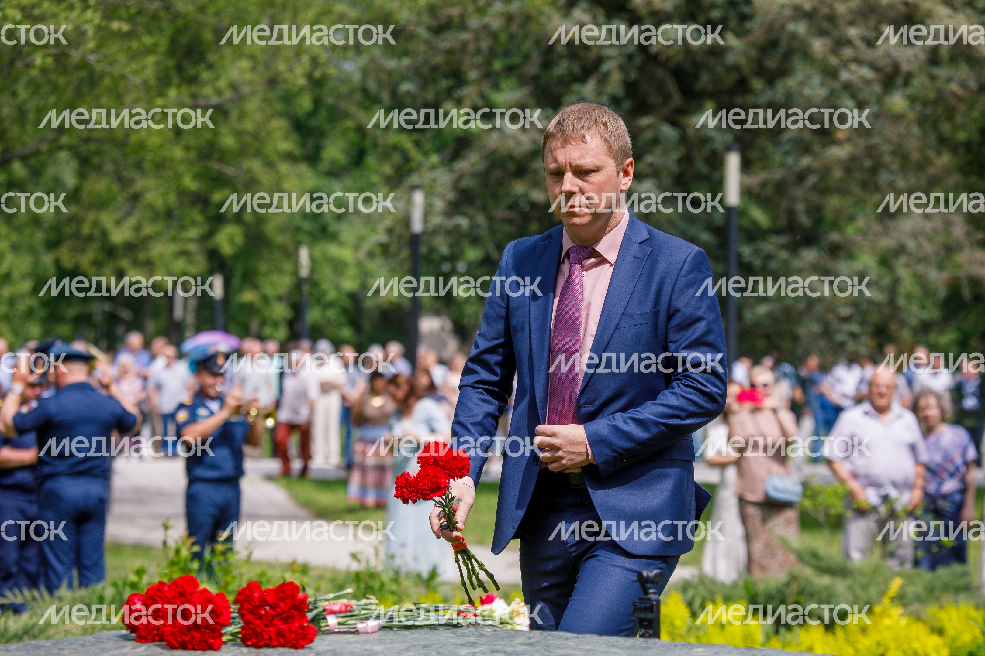 Космонавт Александр Горбунов на торжественной встрече космонавтов в Звездном городке Космонавт Александр Горбунов на торжественной встрече космонавтов в Звездном городке