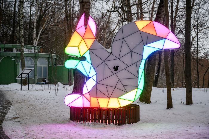 Раменский городской парк в новогодние праздники