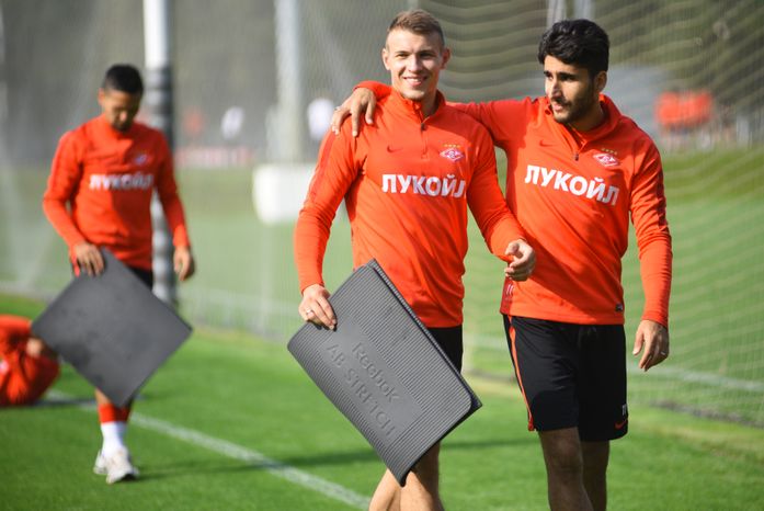 Открытая тренировка ФК «Спартак» на Тарасовской учебно-спортивной базе