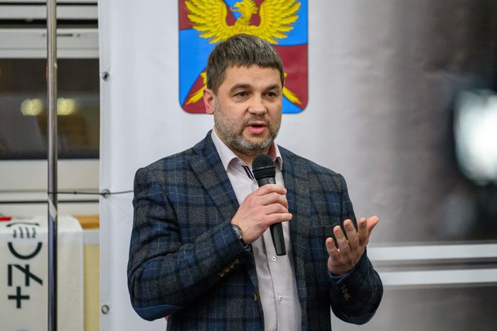 Директор комплексной спортивной школы олимпийского резерва в г. Люберцы Дмитрий Коровкин на соревнованиях по боксу