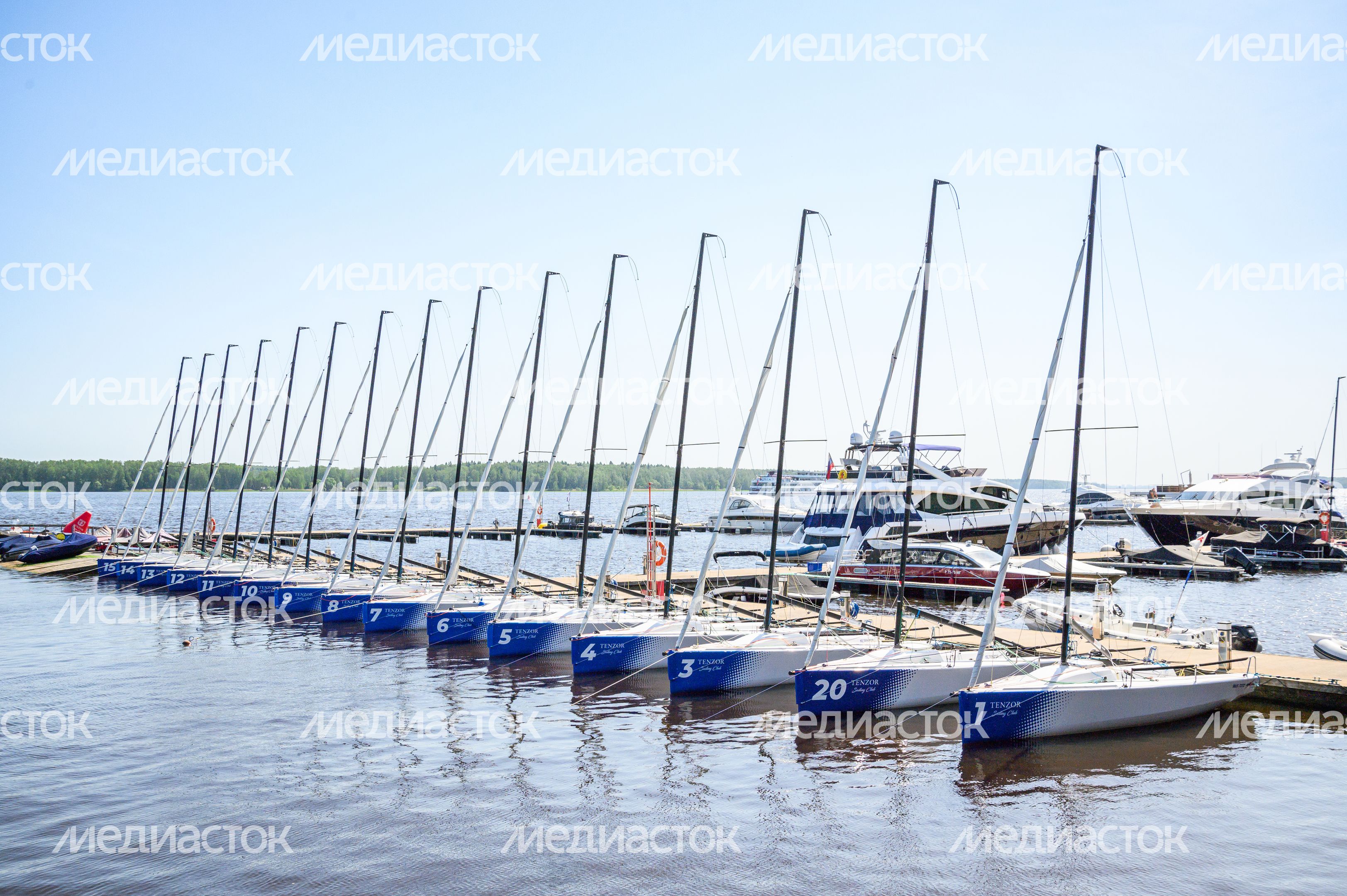 Регата на Пестовском водохранилище в Мытищах