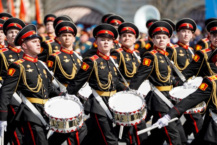 Генеральная репетиция парада Победы в Москве в 2021 году