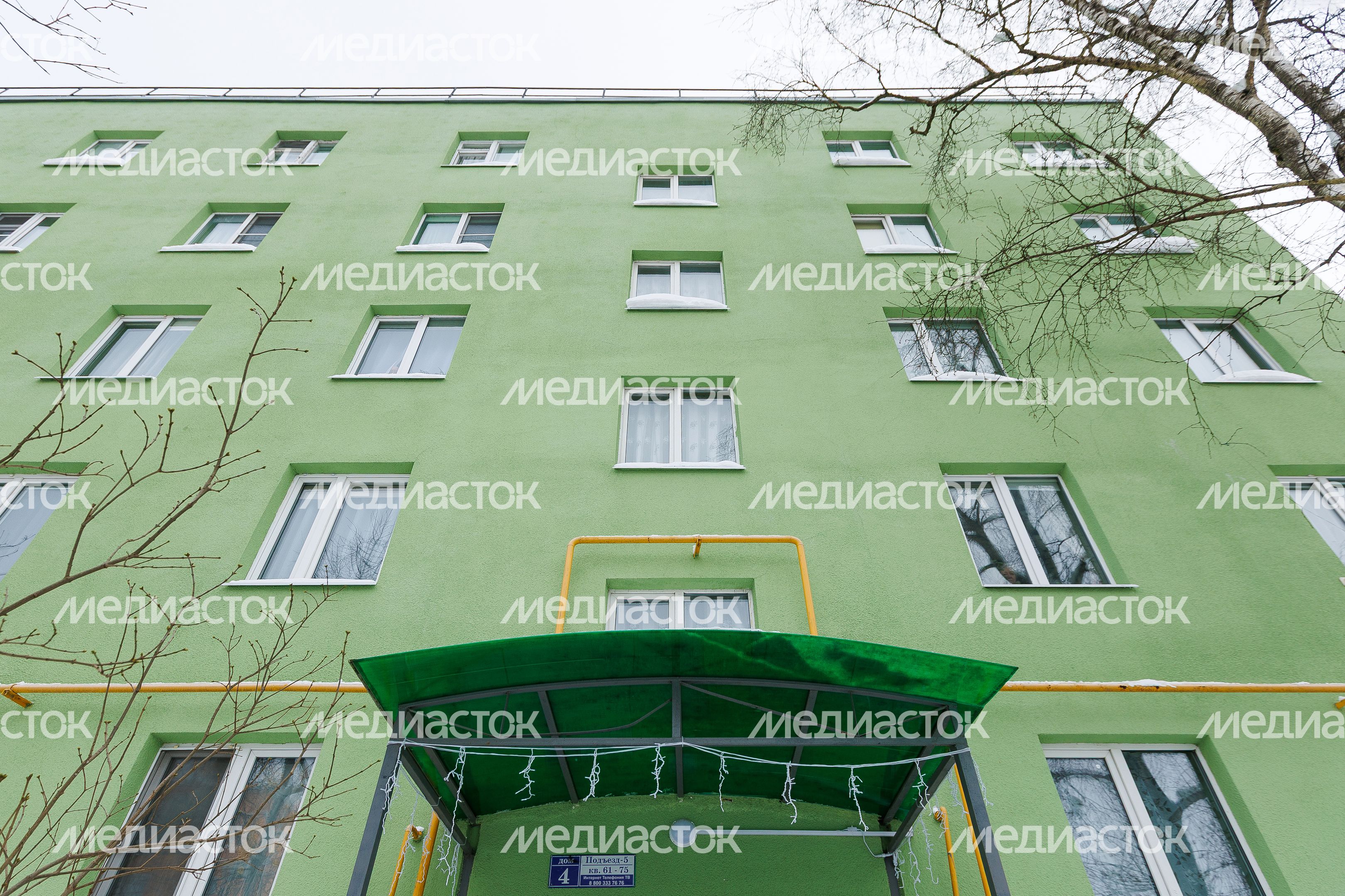 Многоквартирный дом №4 на улице Центральной в деревне Ложки после капремонта в округе Солнечногорск Многоквартирный дом №4 на улице Центральной в деревне Ложки после капремонта в округе Солнечногорск