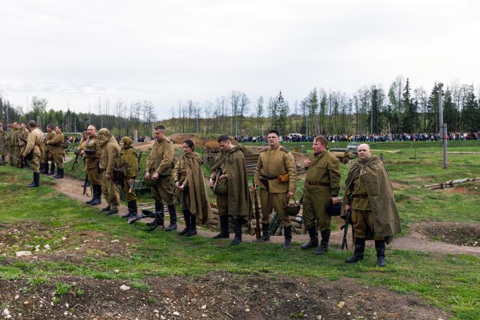 День Победы в Центральном парке «Патриот» Одинцовского округа: военно-историческая реконструкция «В логове зверя»