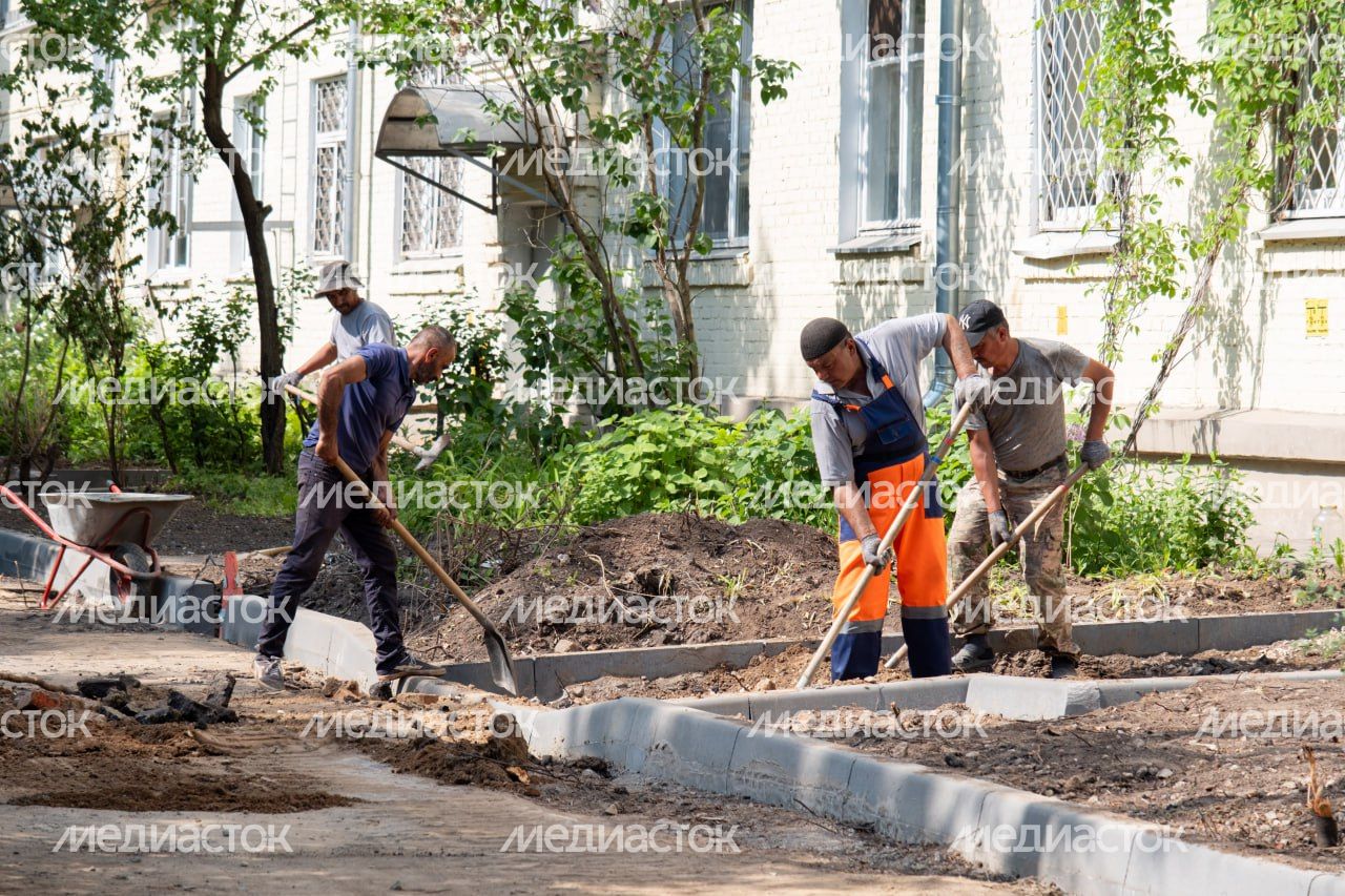 В Подмосковье продолжаются работы по приведению дворов в соответствие