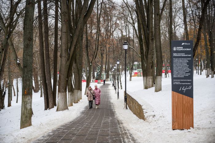 Раменский городской парк в новогодние праздники