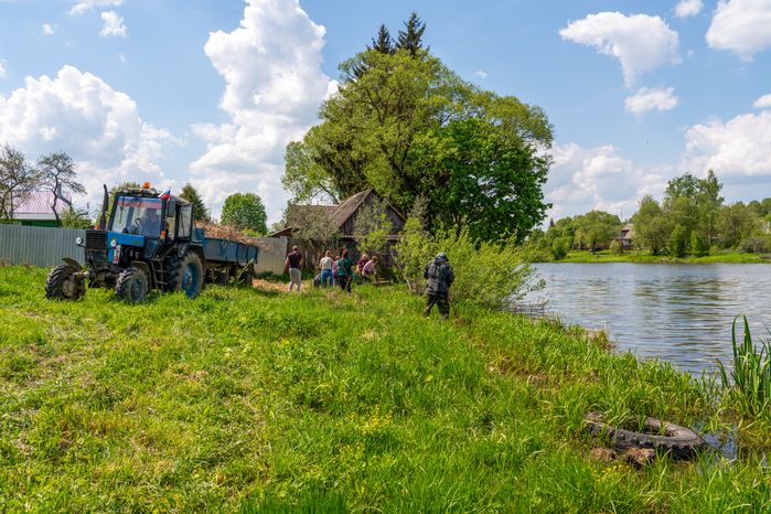 Всероссийская экологическая акция «Вода России» по очистке пруда в Наро-Фоминске