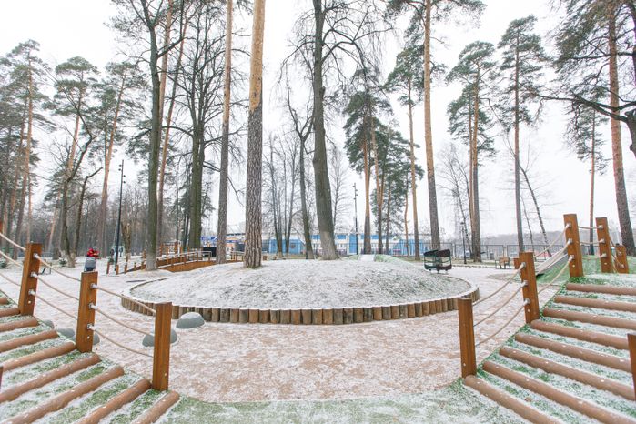 Раменское. Городской парк культуры и отдыха. Зима