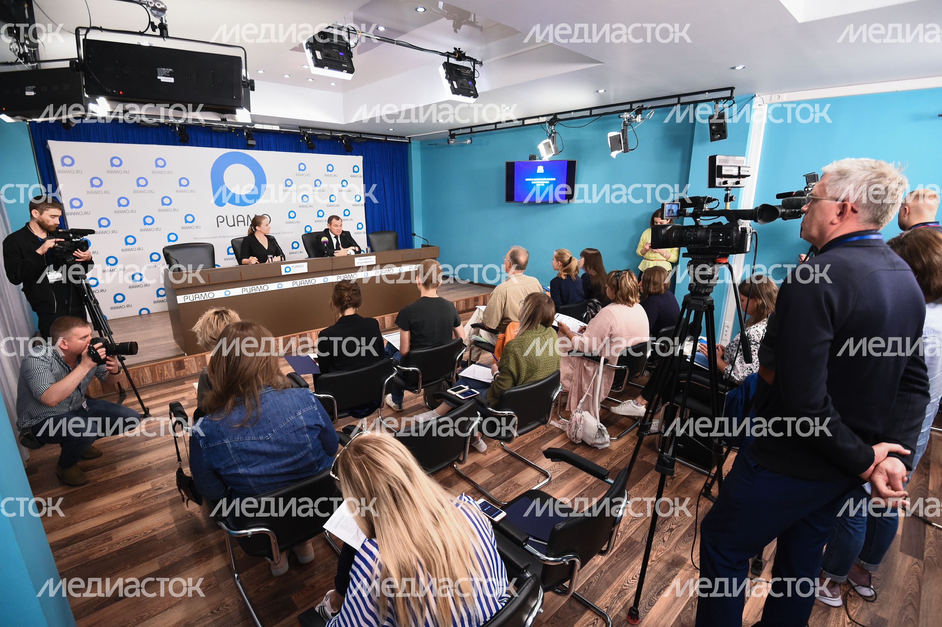 Пресс-конференция спикера Мособлдумы Игоря Брынцалова