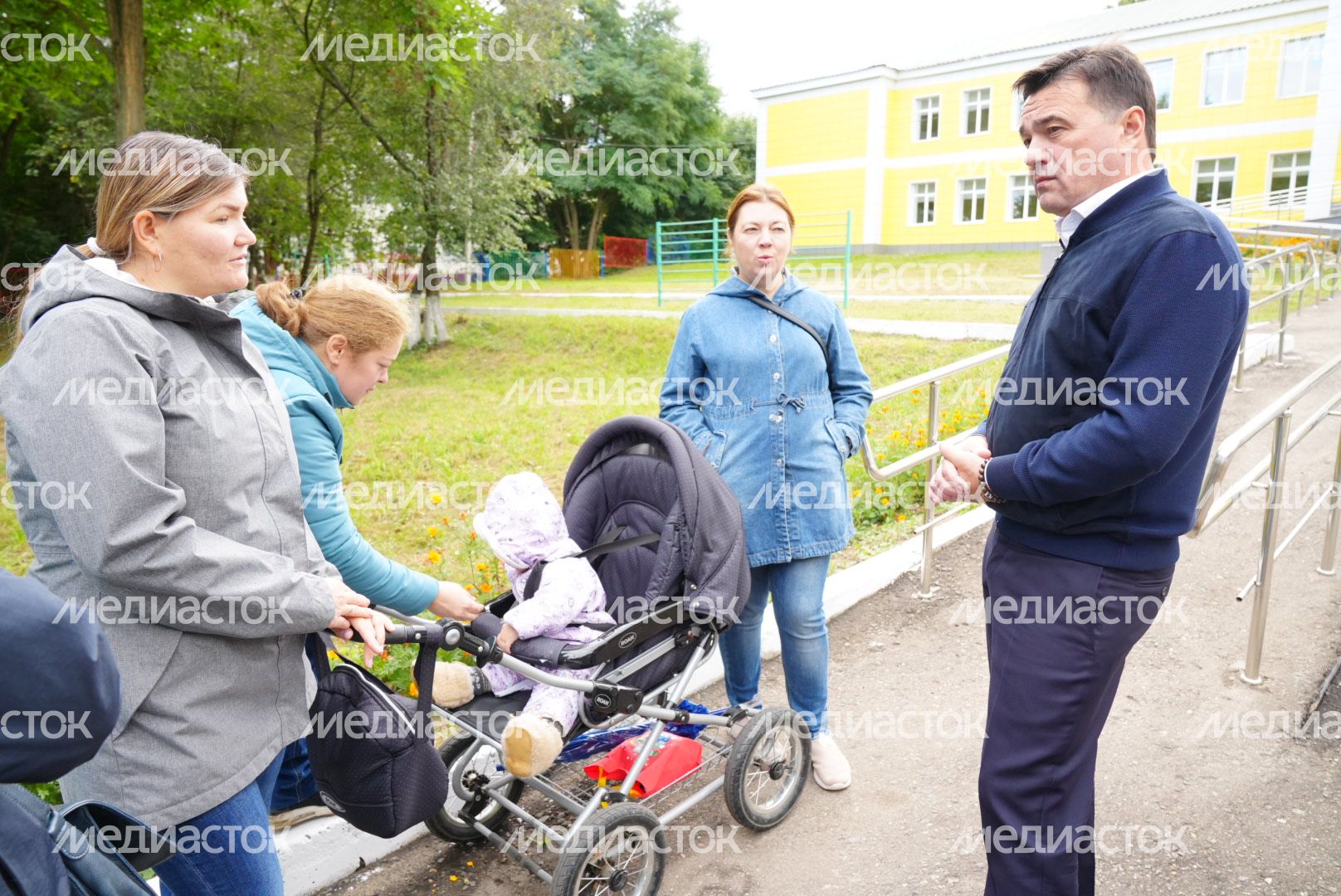 Проверка работы школы №3 в Кашире Губернатором Подмосковья