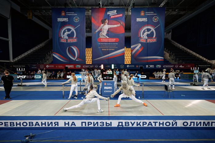 Турнир по фехтованию на саблях в Химках