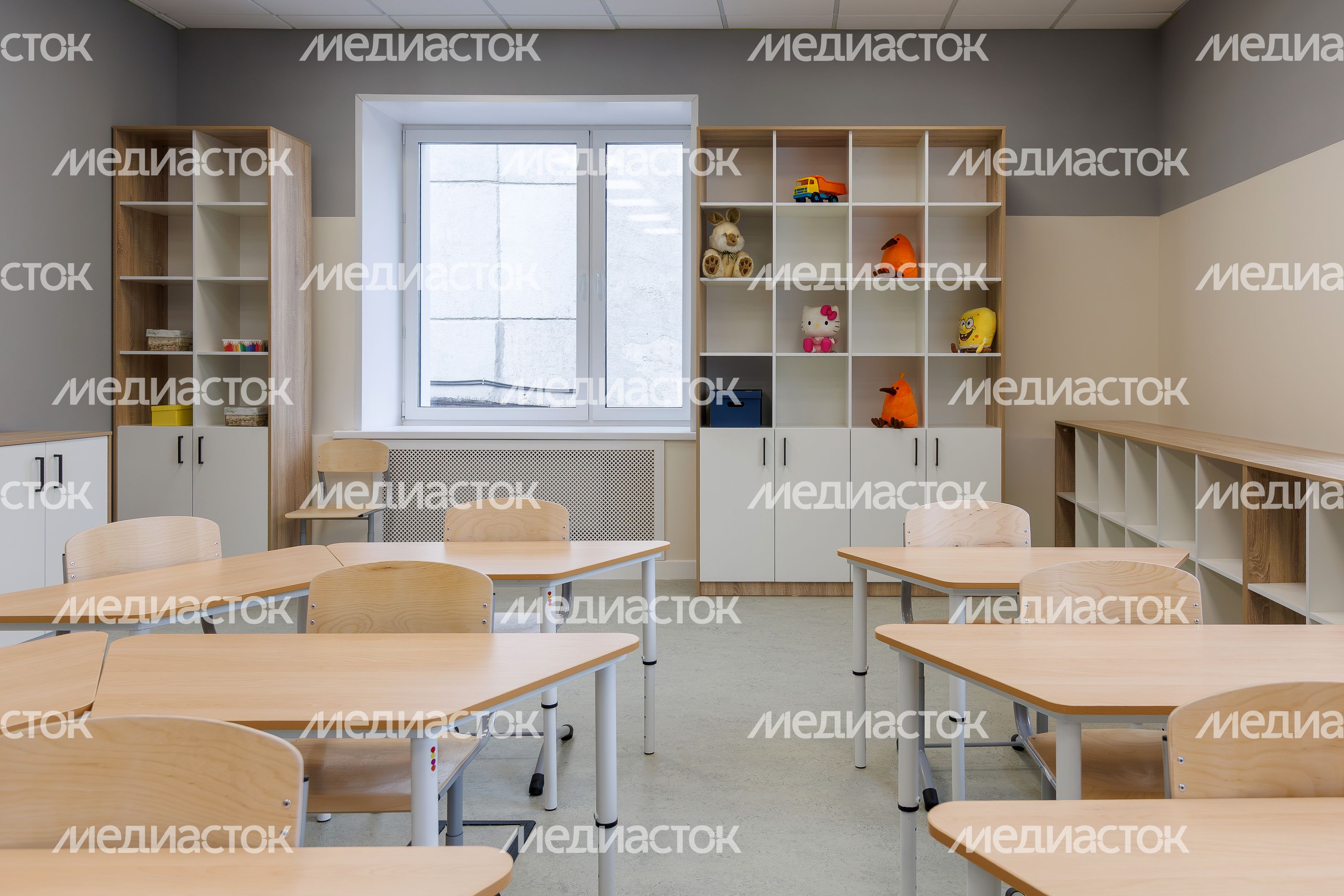 Зал для занятий творческих кружков в культурно-досуговом центре «Заря» в Балашихе после капитального ремонта
