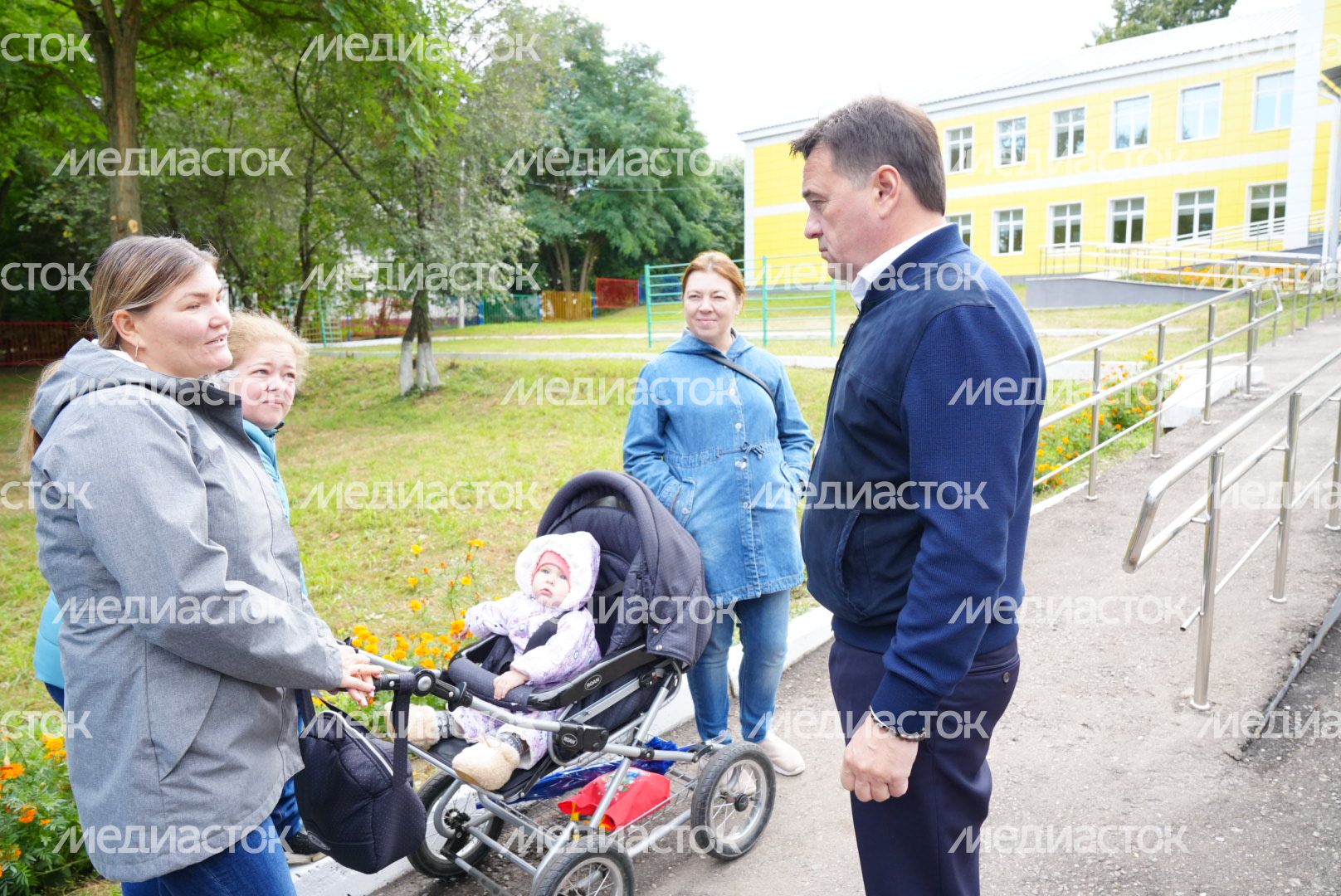 Проверка работы школы №3 в Кашире Губернатором Подмосковья