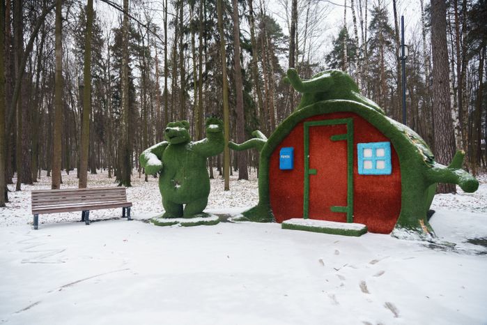 Люберцы. Томилинский лесопарк. Зима
