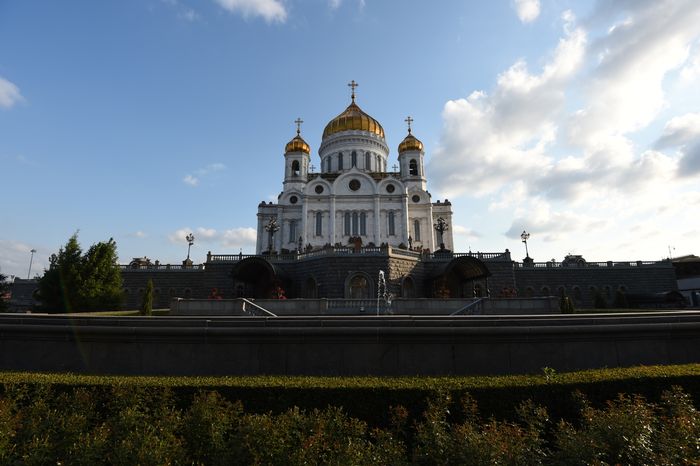 Мультимедийное представление «Троица. Ожившая история» в Москве