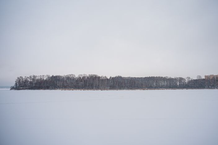 Зимние виды города Солнечногорск