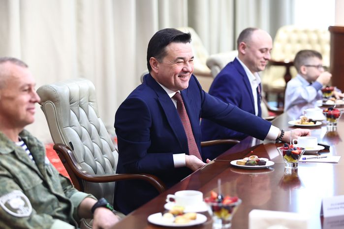 Вручение губернатором Подмосковья государственных наград участникам СВО