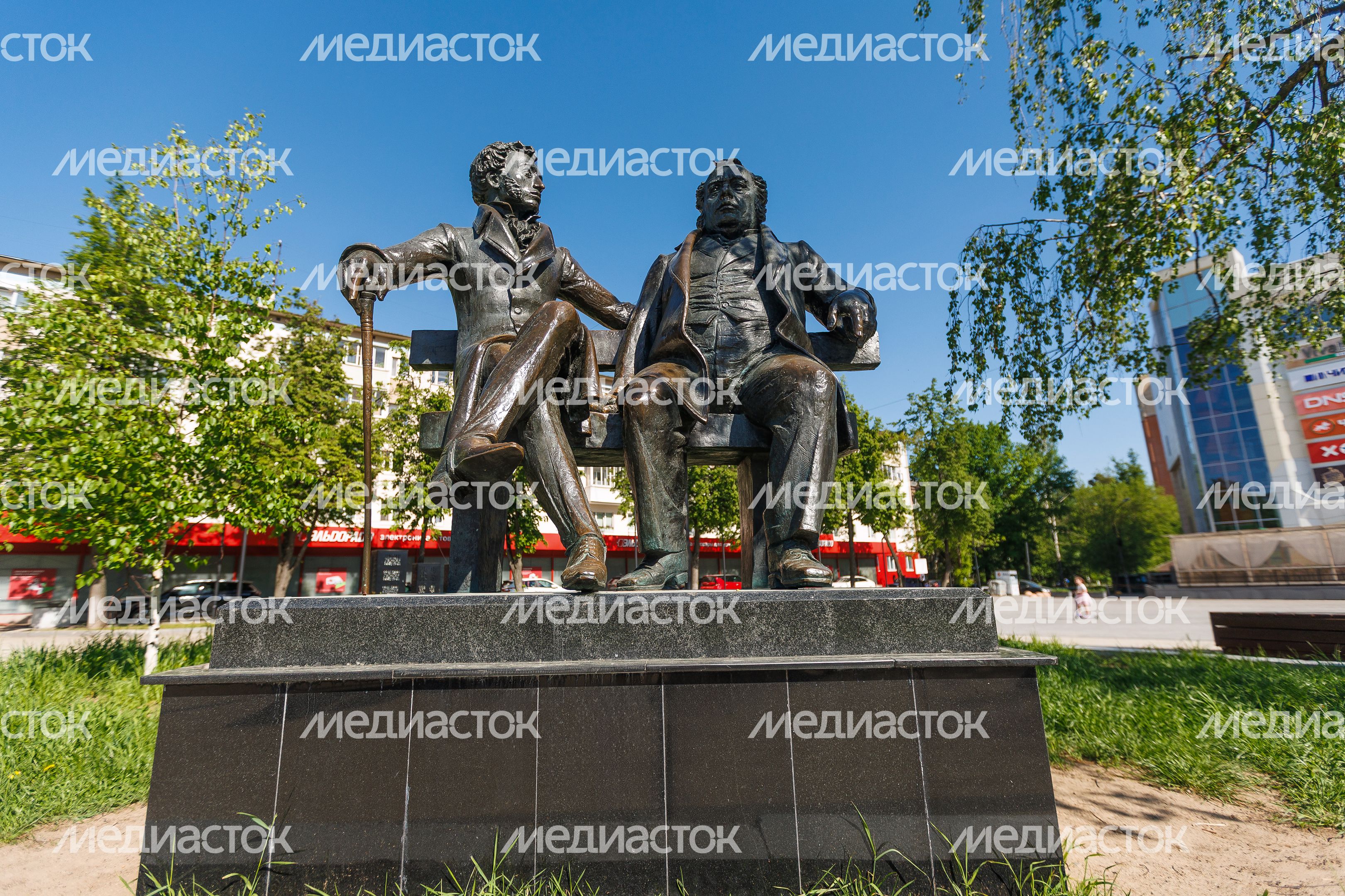 Весна на Советской площади в Пушкино Весна на Советской площади в Пушкино