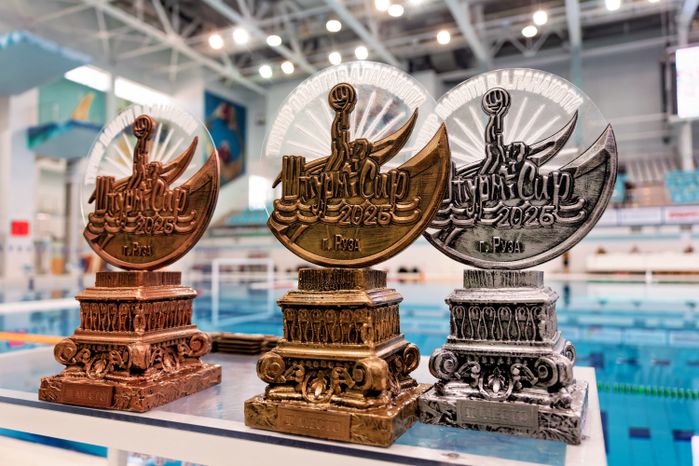 Награждение победителей турнира по водному поло памяти В.А. Панаиоти в Рузе