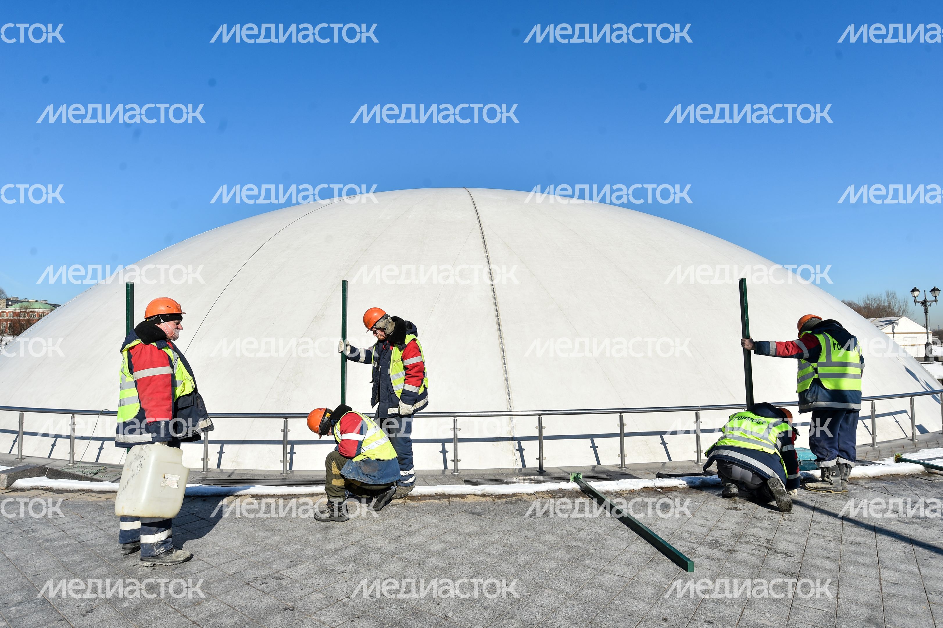 Расконсервация музыкального фонтана в музее-заповеднике «Царицыно»