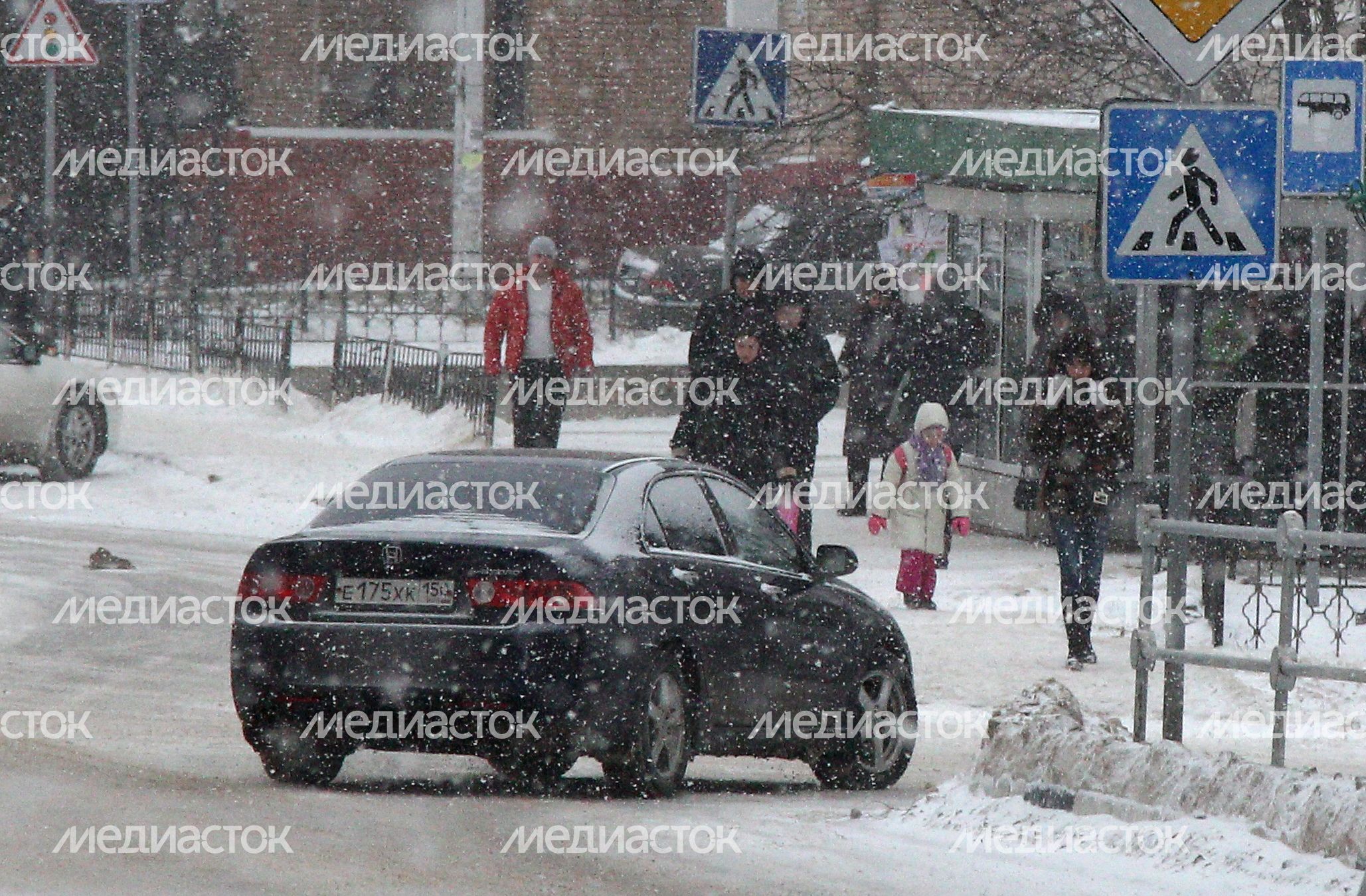 Снегопад в Рузе