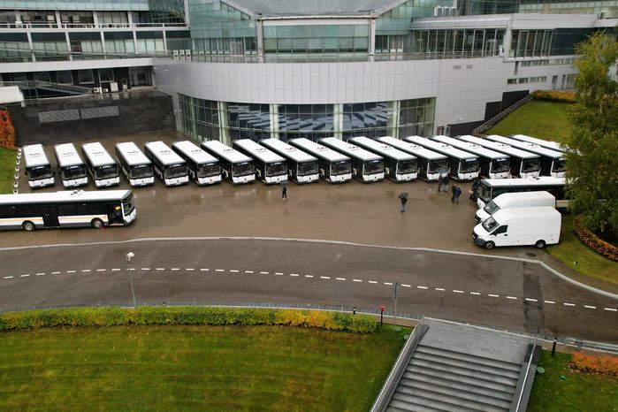 В филиалы "Мострансавто" передана очередная партия автобусов ЛиАЗ-5292