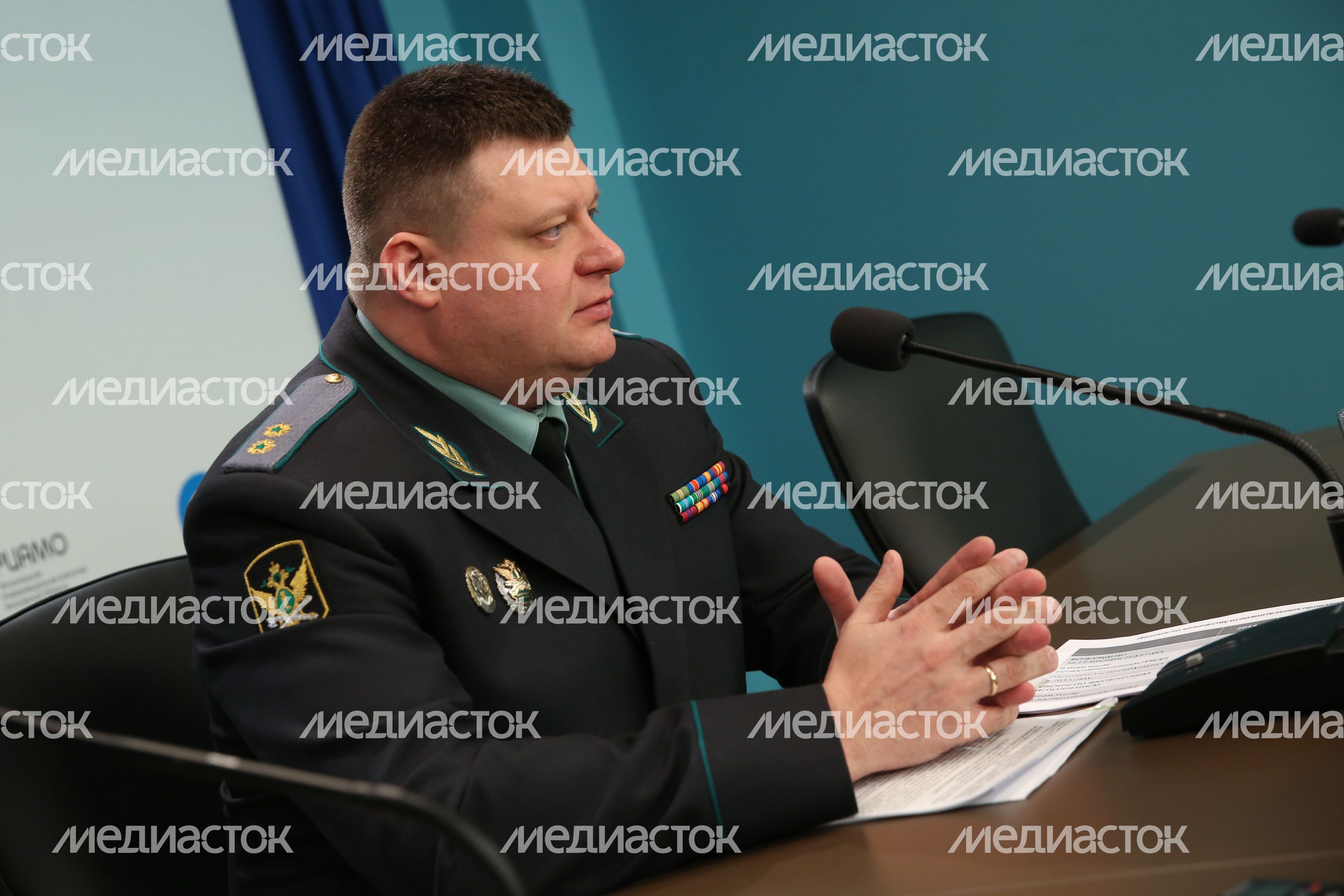 Пресс-конференция руководителя УФССП Сергея Щебекина в РИАМО Пресс-конференция руководителя УФССП Сергея Щебекина в РИАМО