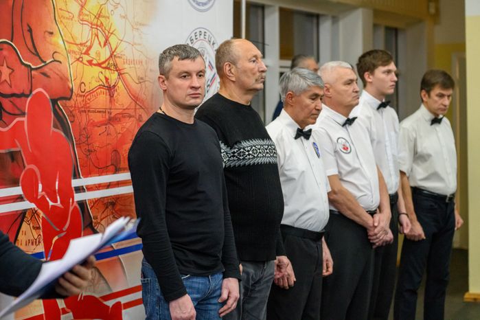 Соревнования по боксу в Люберцах, посвященные разгрому немецко-фашистских войск под Москвой
