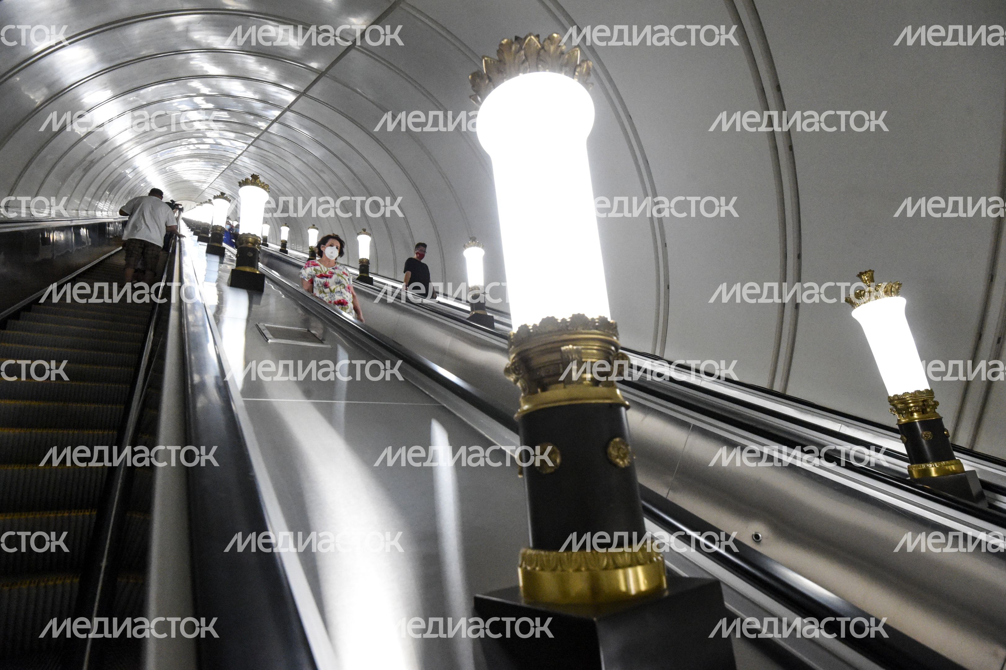 Открытие станции «Смоленская» Арбатско‑Покровской линии метро после реконструкции