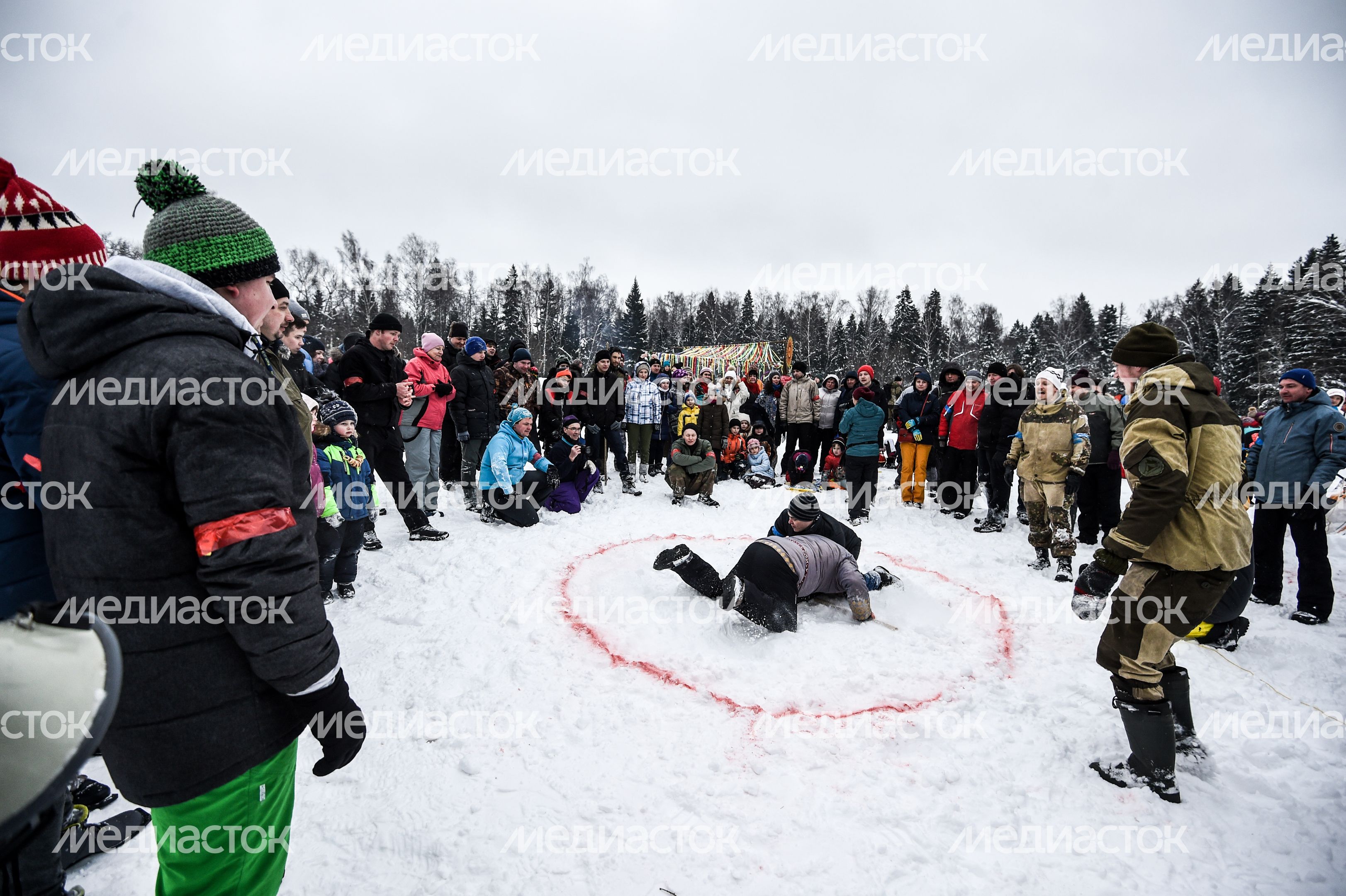 Празднование Масленицы в Копнино