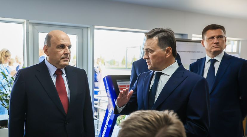 Встреча Губернатора Андрея Воробьева и Председателя Правительства РФ Михаила Мишустина