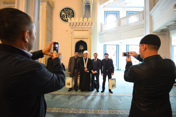 Открытие Соборной мечети после реконструкции в Москве