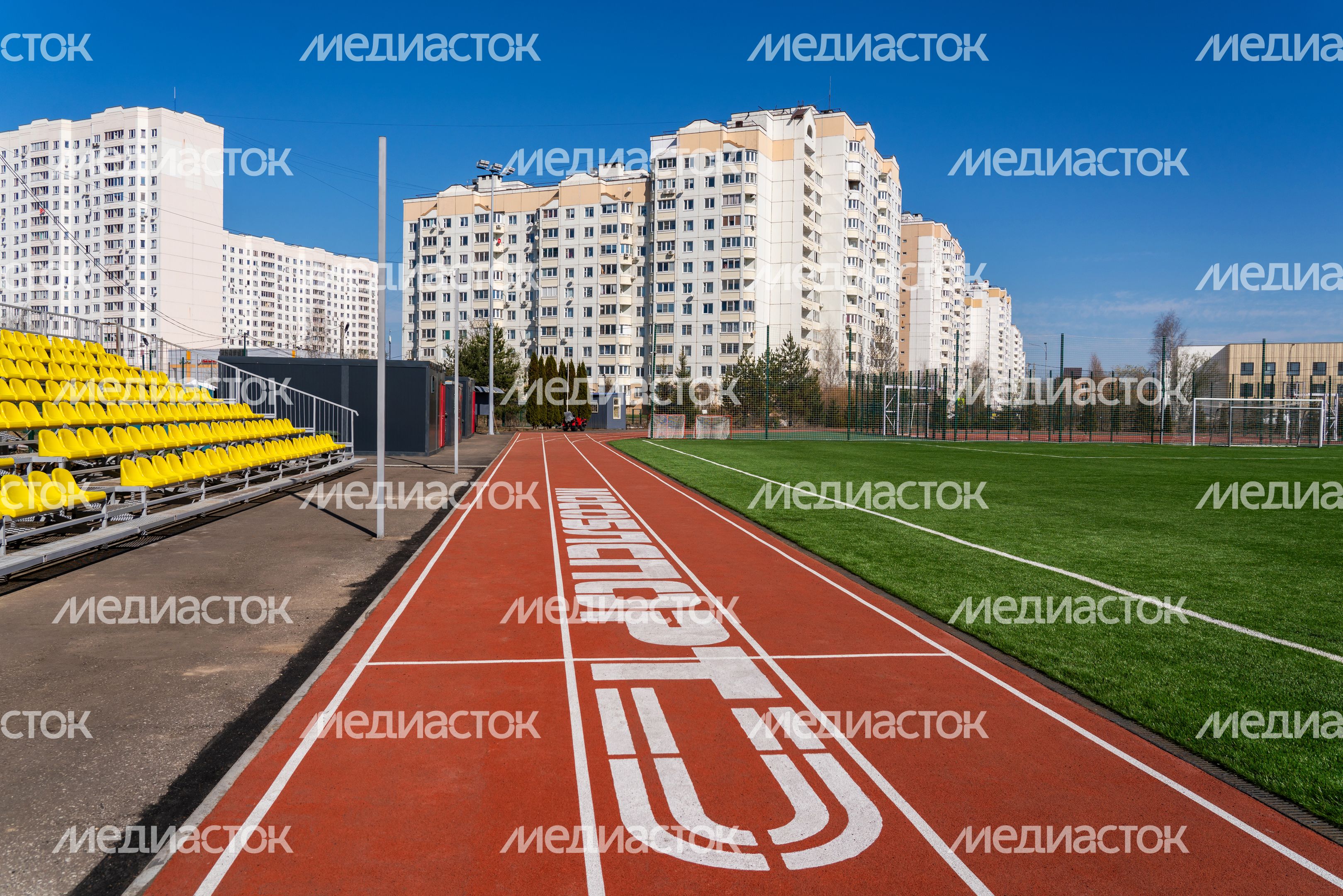 Стадион «Авангард» после реконструкции в микрорайоне Рекинцо Солнечногорска Стадион «Авангард» после реконструкции в микрорайоне Рекинцо Солнечногорска