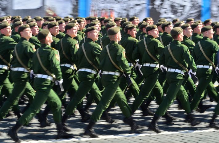 Генеральная репетиция парада Победы на Красной площади