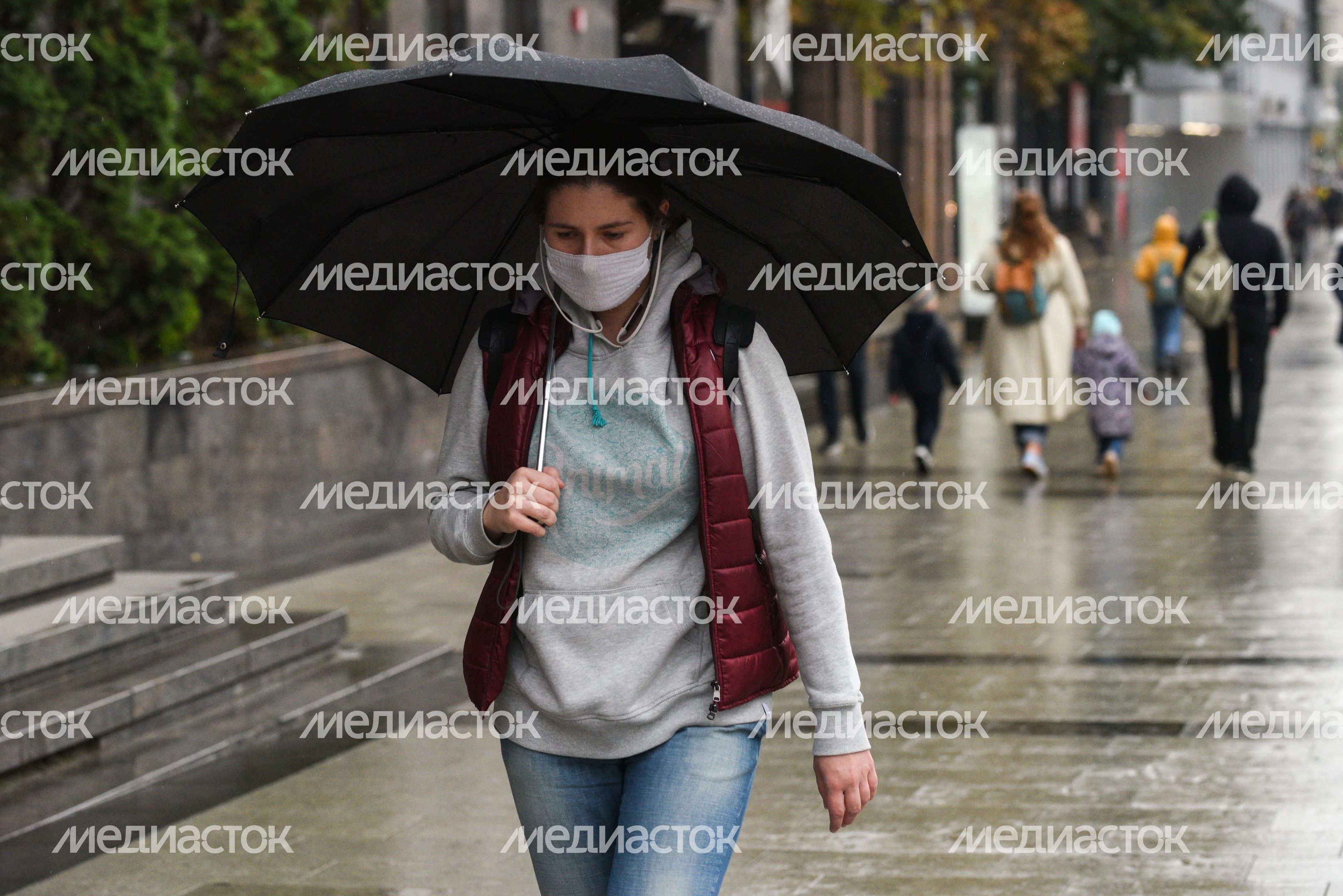 Дождливая погода в Москве