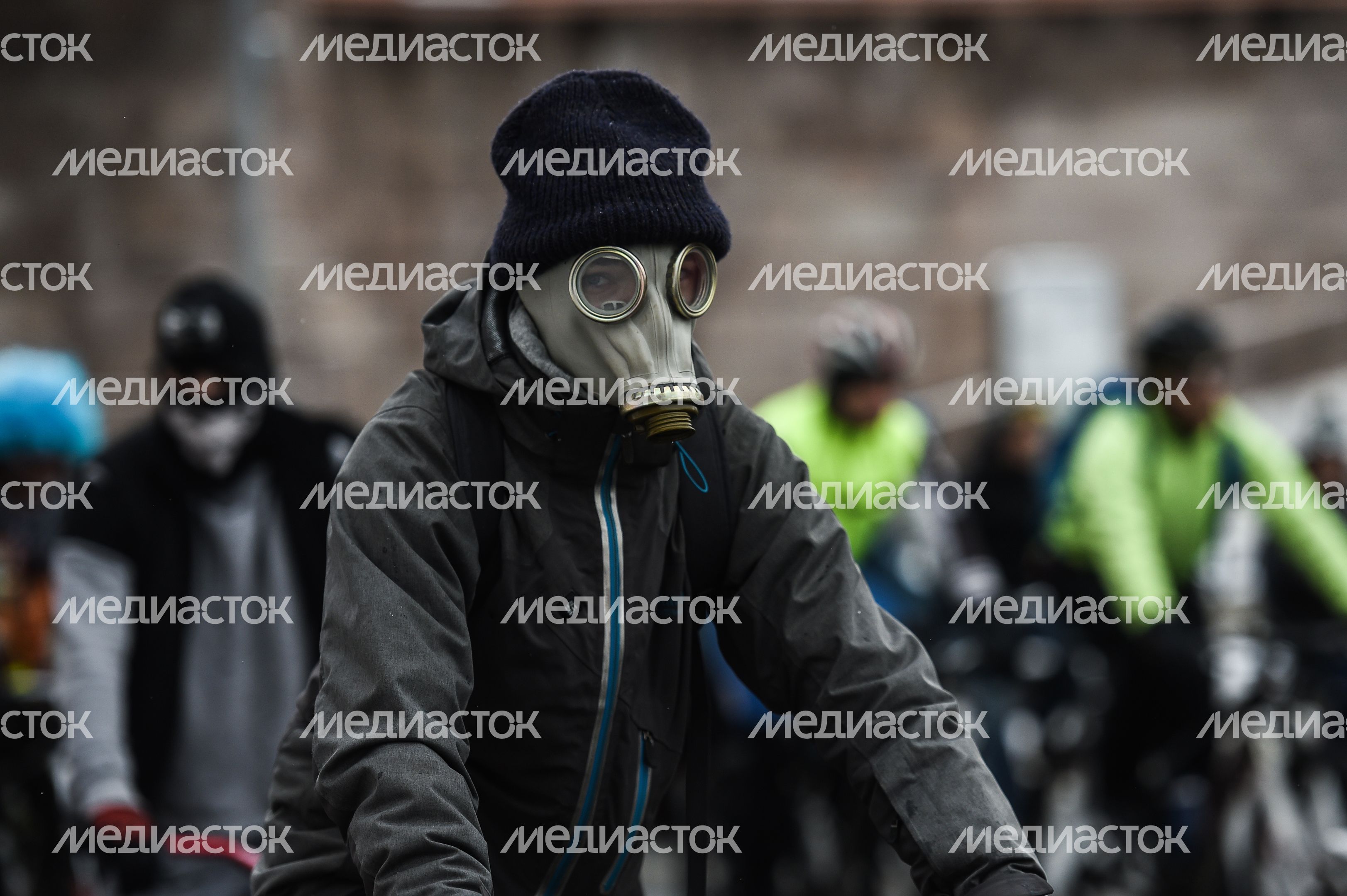 В Москве состоялся 4-й Зимний Велопарад