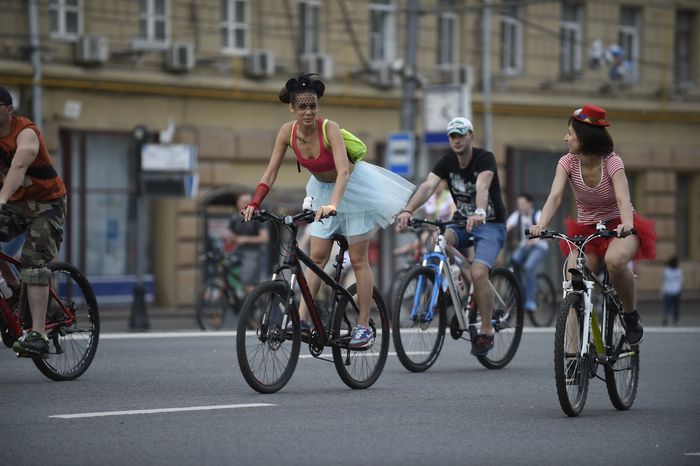 Всероссийский велопарад в Москве