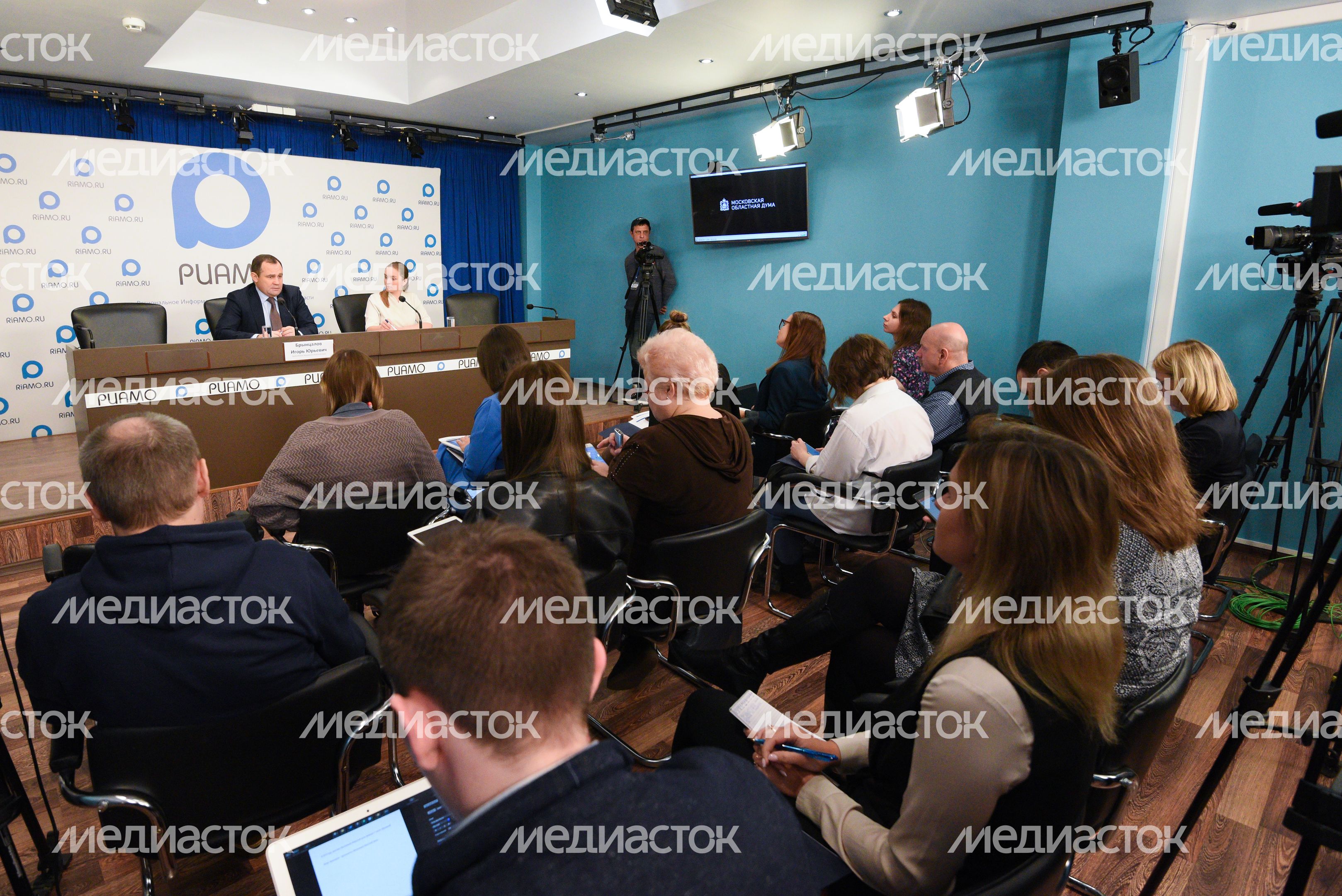 Пресс-конференция председателя Московского областного парламента Игоря Брынцалова, посвященная итогам работы Думы за 2019 год