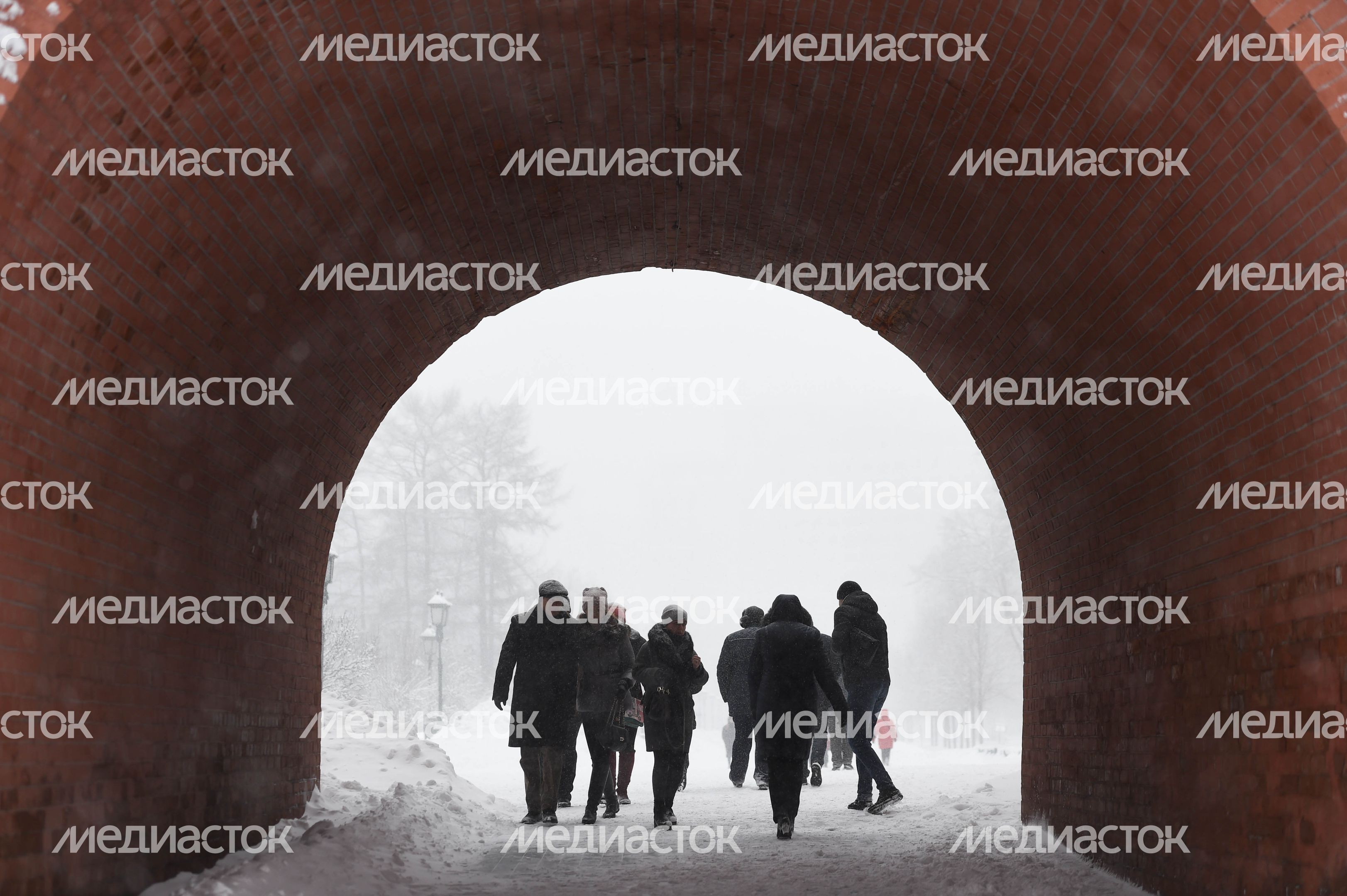 Рекордный снегопад в Москве и Подмосковье