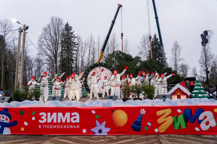 Главную новогоднюю елку страны спилили в Рузском округе