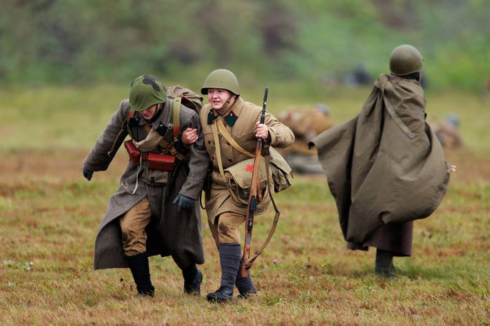 Военно-исторический фестиваль «Москва за нами. 1941 год» на Бородинском поле