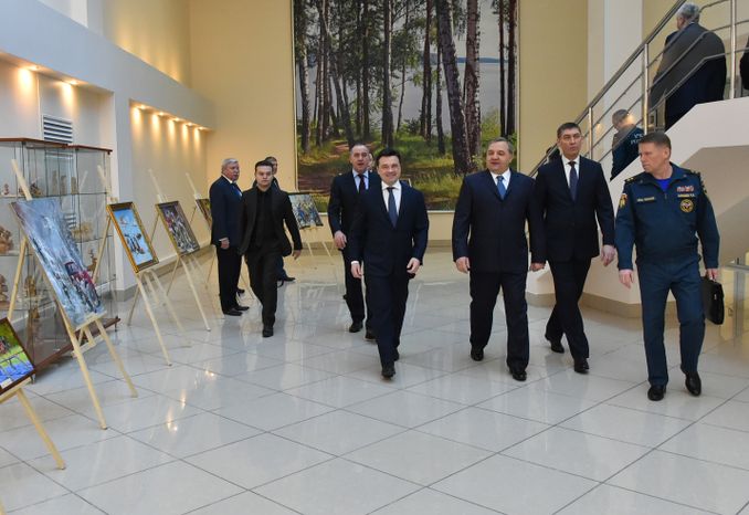 Сбор по подведению итогов деятельности системы РСЧС прошел в подмосковном доме правительства