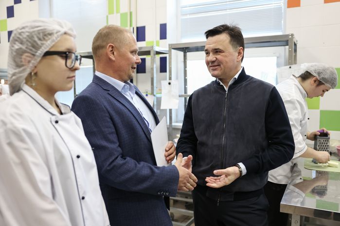 Андрей Воробьев посетил образовательный центр "Созвездие"